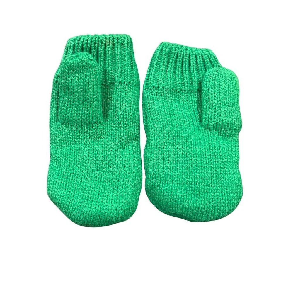 Zoocchini Devin The Dinosaur Green Knit Mittens 6-12 Months
